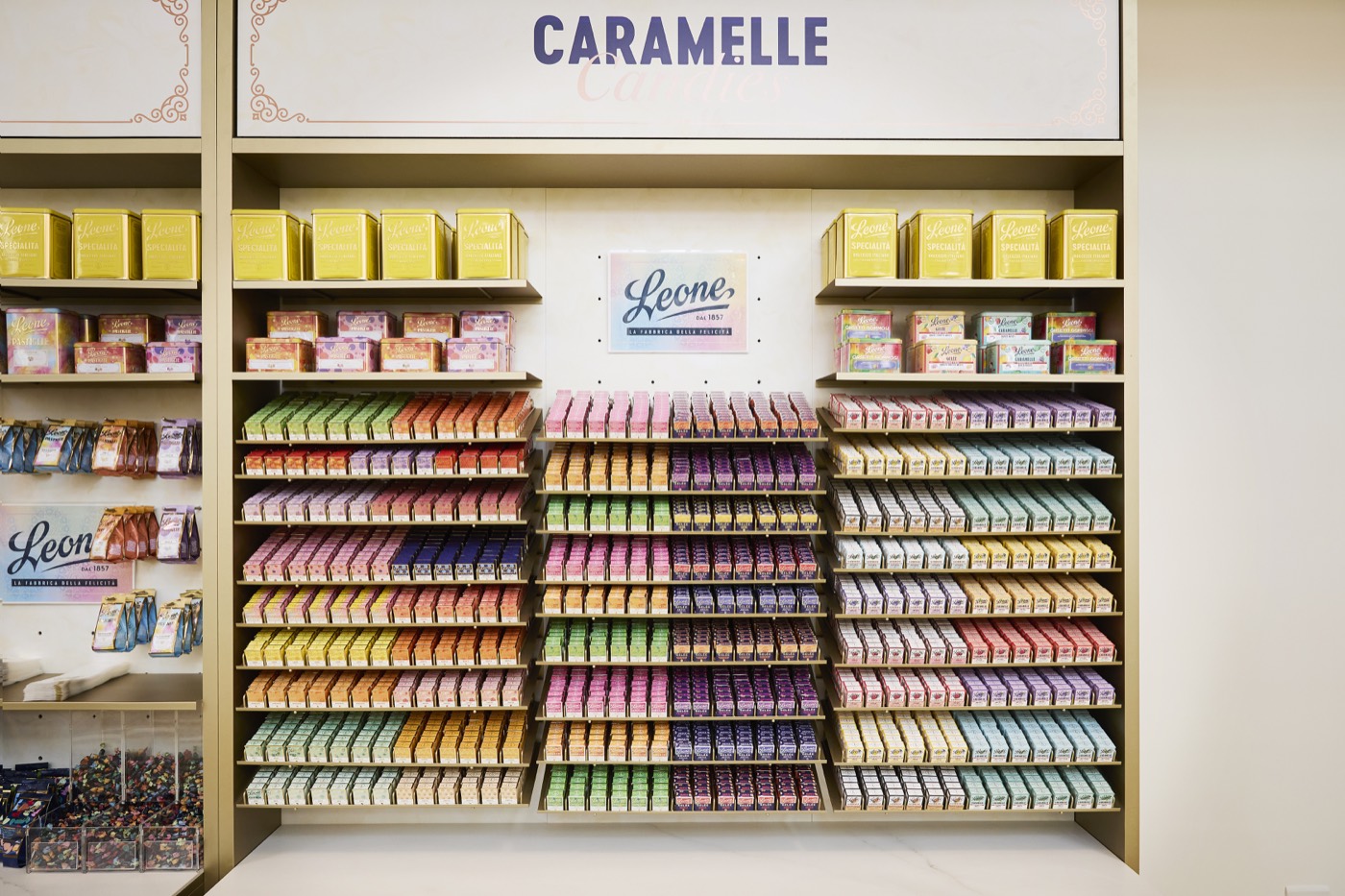 Shop caramelle Leone 1857 La Fabbrica della Felicità